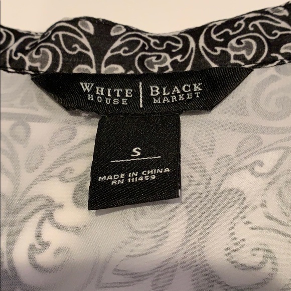 White House Black Market Ruffle Button Up Tank - Picture 5 of 7